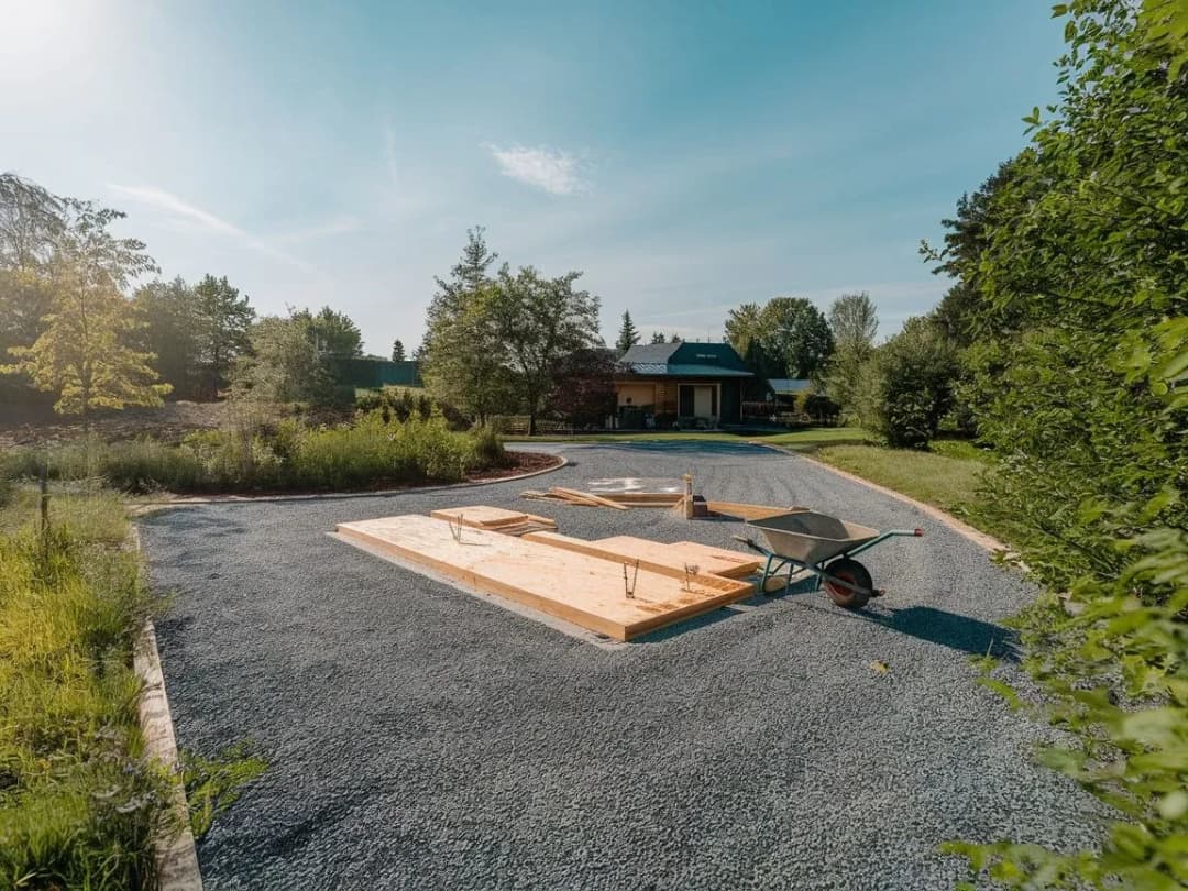 Jak zrobić podjazd ze żwiru, aby uniknąć problemów z erozją?