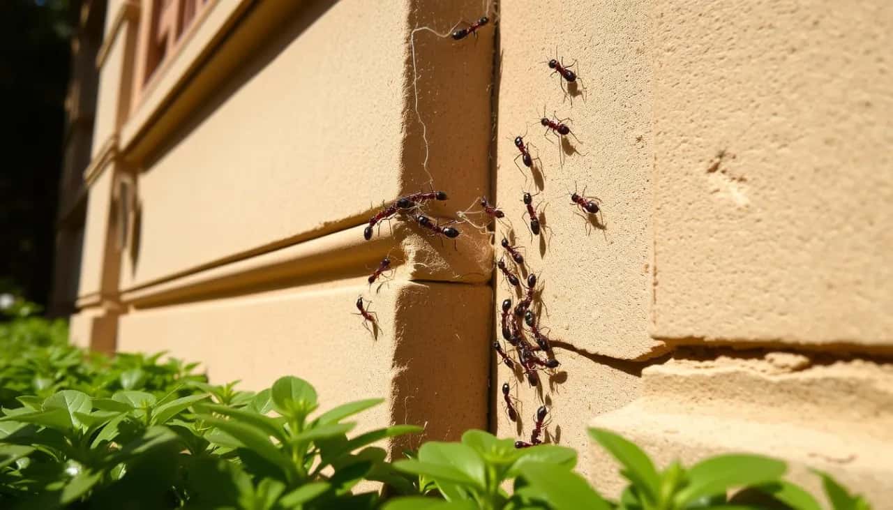 Skuteczne sposoby na pozbycie się mrówek z elewacji budynku